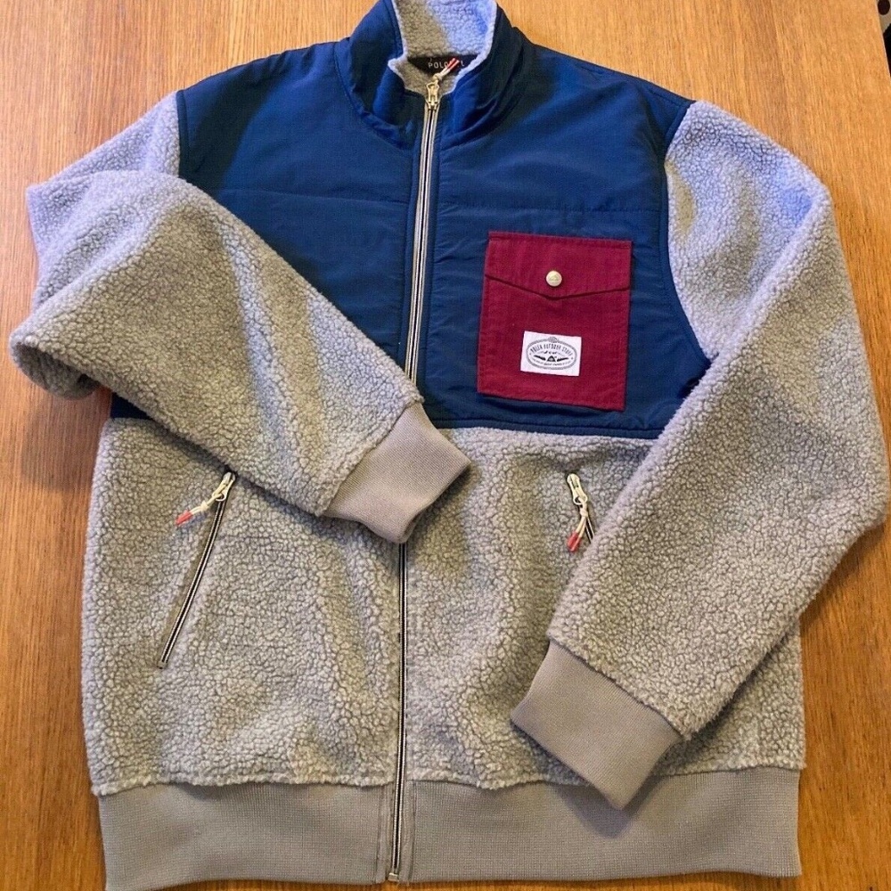POLER BRAND / Fleece Coat / Jacket / Large / NEVER WORN !!!